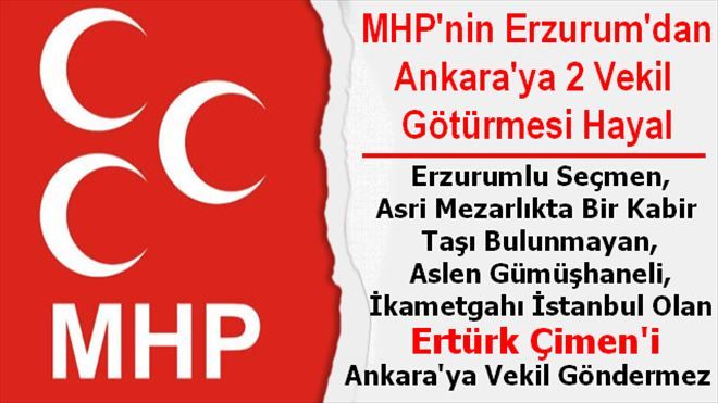 MHP´nin 2 Vekil Göndermesi hayal