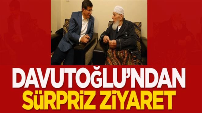 Davutoğlu´ndan sürpriz ziyaret