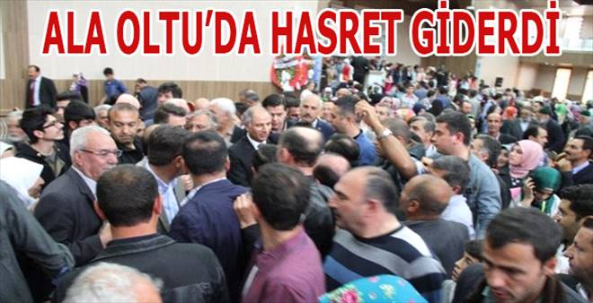 Efkan Ala Memleketi Oltu`da Hasret giderdi