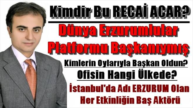 Kimdir Bu Recai Acar?