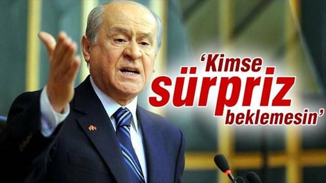 Ziyarette kimse sürpriz beklemesin