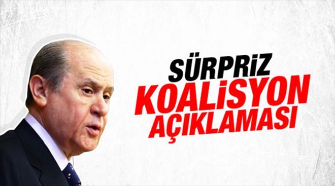 Bahçeli: Gövdemizi taşın altına koyarız