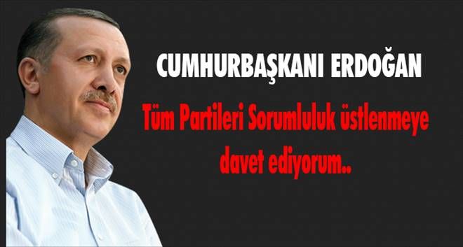 Erdoğan: Hükümet kurulmazsa çözüm millet