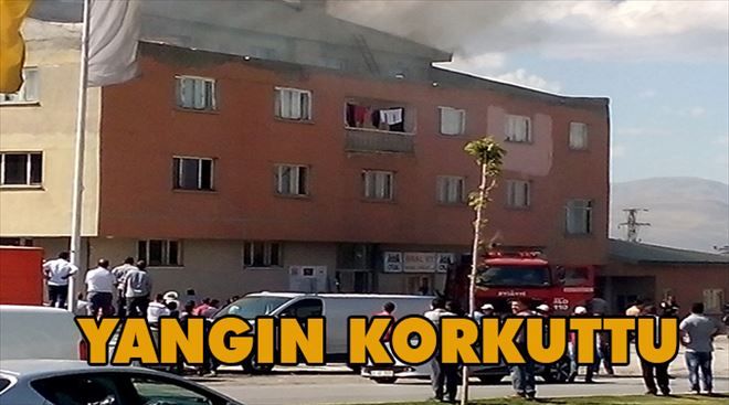 Doğu´nun en modern Et Kombinasında yangın korkuttu