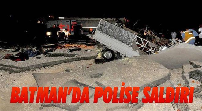 Batman´da polise saldırı..1 şehit, 8 yaralı