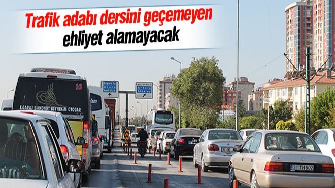 Trafikte hoşgörü dersi veriliyor