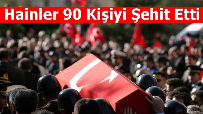 Hainler 90 kişiyi şehit etti