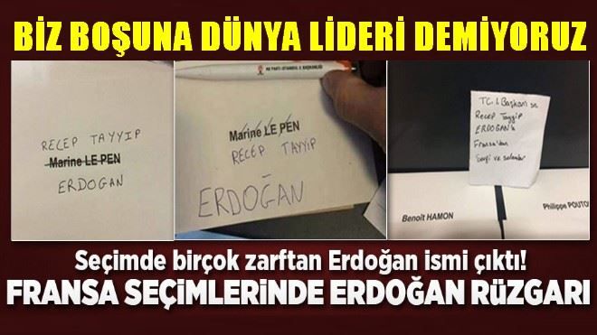 BİZ BOŞUNA DÜNYA LİDERİ DEMİYORUZ