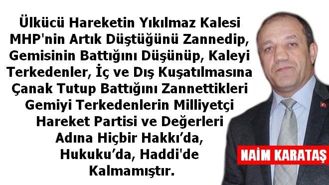 Naim Karataş Talat Göğebakan´ın İstifası üzerine Konuştu