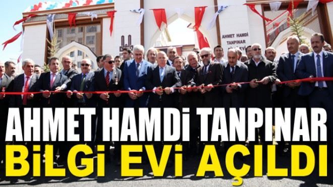 Büyükşehir´in Eğitim Yatırımı Ahmet Hamdi Tanpınar bilgi evi açıldı