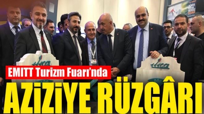 EMITT Turizm Fuarı´nda Aziziye rüzgârı