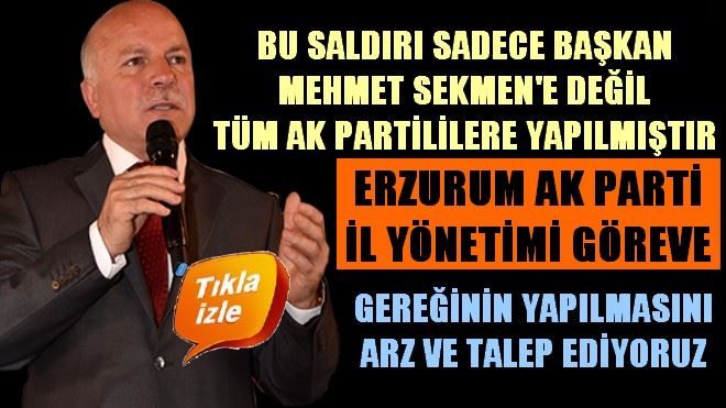 AK PARTİ İL YÖNETİMİ GÖREVE