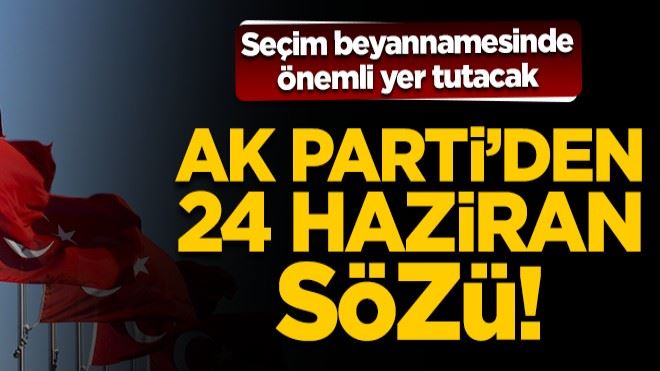 AK Parti´nin seçim beyannamesinde ´6. büyük küresel ağ´ vurgusu