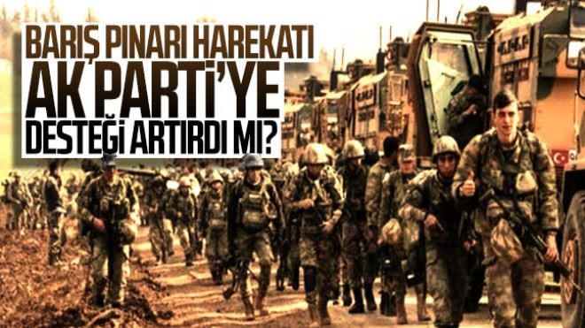 Barış Pınarı Harekatı AK Parti´ye desteği artırdı mı?