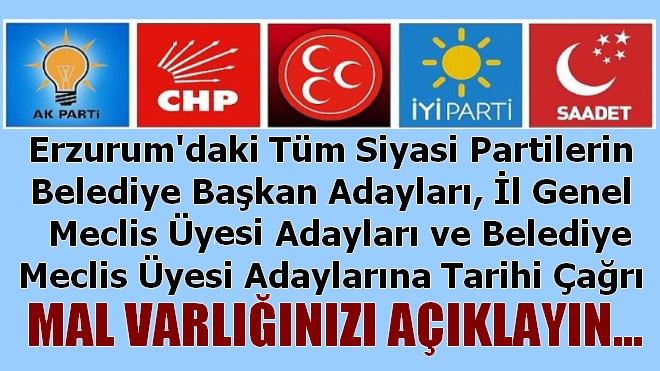 BUYURUN MAL VARLIĞINIZI ŞİMDİDEN AÇIKLAYIN