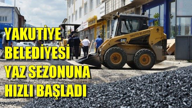 Yakutiye´de bozuk yollar onarılıyor