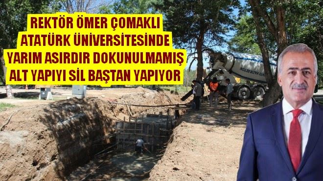 Atatürk Üniversitesi altyapı sistemlerini yeniliyor