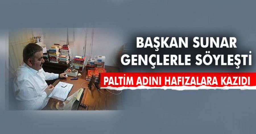 ERZURUM PALANDÖKEN İLÇE BELEDİYE BAŞKANI SUNAR GENÇLERLE BULUŞTU