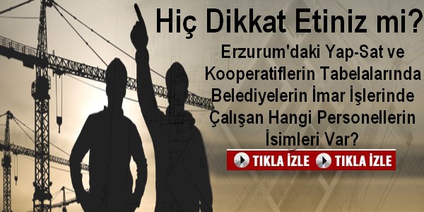 Belediyelerin İmar İşlerindeki Müteahhitler Kimler?