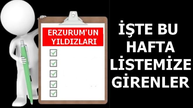 ERZURUM´UN YILDIZLARI