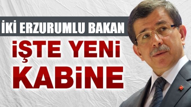 Yeni kabine açıklandı