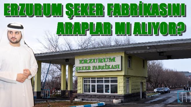 ŞEKER FABRİKASINI ARAPLAR MI ALACAK?