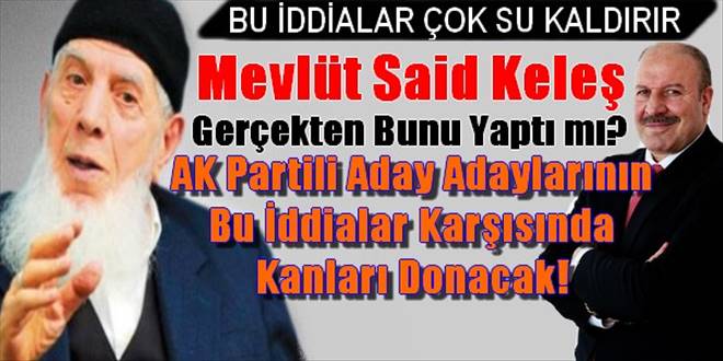 AK PARTİLİLERİ ŞOK EDECEK İDDİA