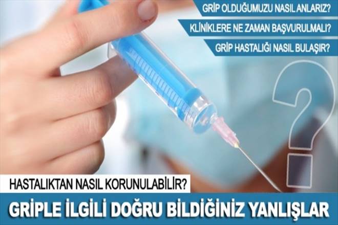 Griple ilgili doğru bildiğiniz yanlışlar