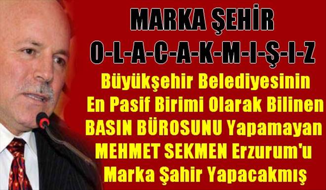 Marka Şehir Olacakmışız