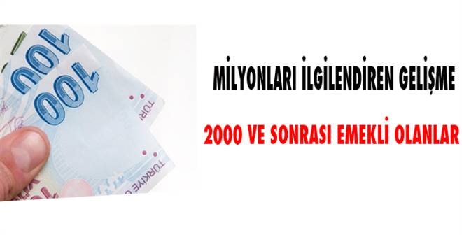 MİLYONLARI İLGİLENDİREN GELİŞME