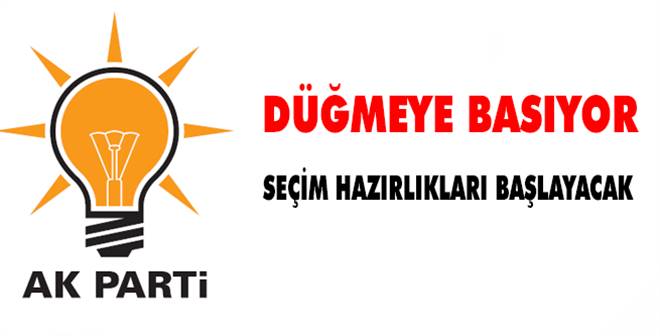 Ak Parti Düğmeye basıyor 