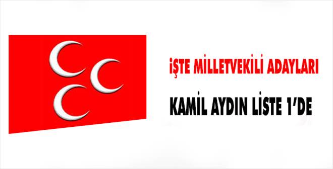 MHP Aday listesi açıklandı