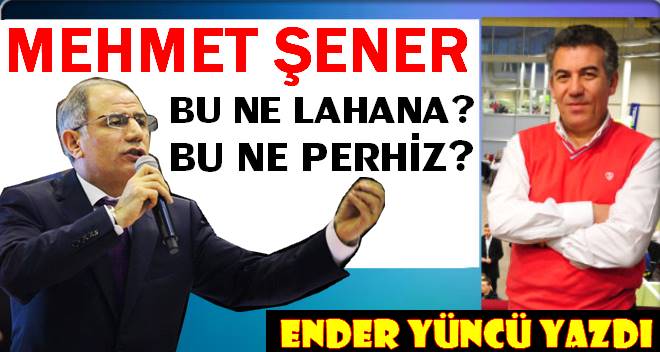 MEHMET ŞENER BU NE LAHANA BU NE PERHİZ?