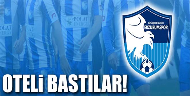 Sakaryaspor taraftarı, gece yarısı Erzurumspor`un kaldığı oteli bastı!