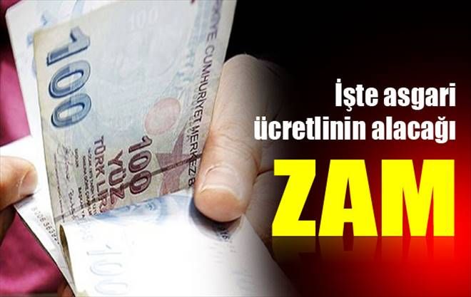 İşte asgari ücretlinin alacağı zam!