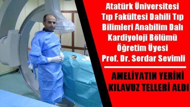 Ameliyatın yerini klavuz telleri aldı