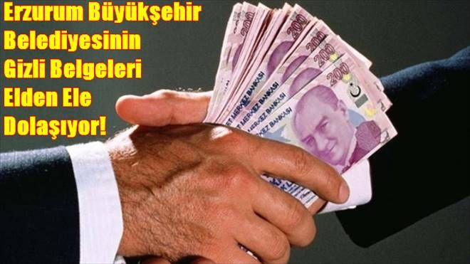 Büyükşehir belediyesinin gizli belgeleri elden ele dolaşıyor