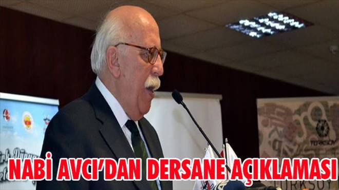 Nabi Avcı´dan dershane açıklaması