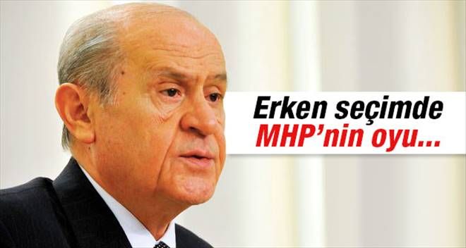 Bahçeli, tavrını o anketle belirledi