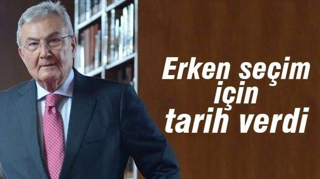 Deniz Baykal: Kasım´da erken seçim var!