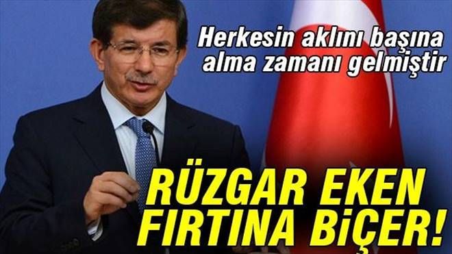 Başbakan Davutoğlu´ndan açıklama