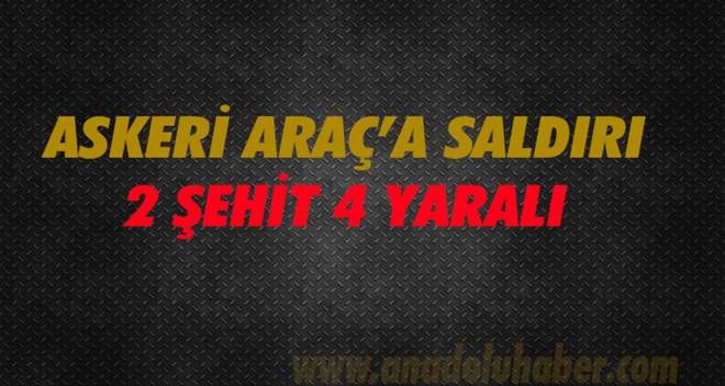 Lice´de askeri araca saldırı: 2 şehit, 4 yaralı