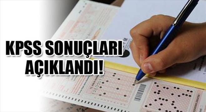 KPSS 2015 sonuçları açıklandı