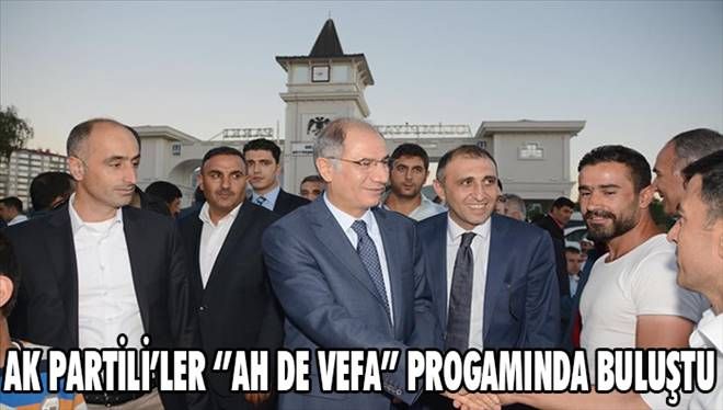 Ak Partililer Ah de Vefa Programın´da buluştu