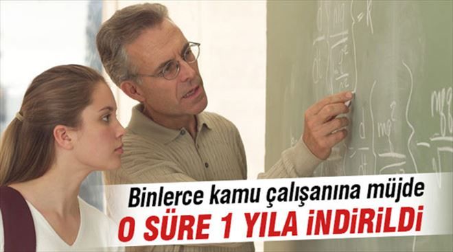 Binlerce kamu çalışanına müjde