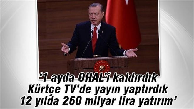 Cumhurbaşkanı Erdoğan´dan önemli açıklamalar.