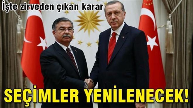 İşte zirveden çıkan karar!