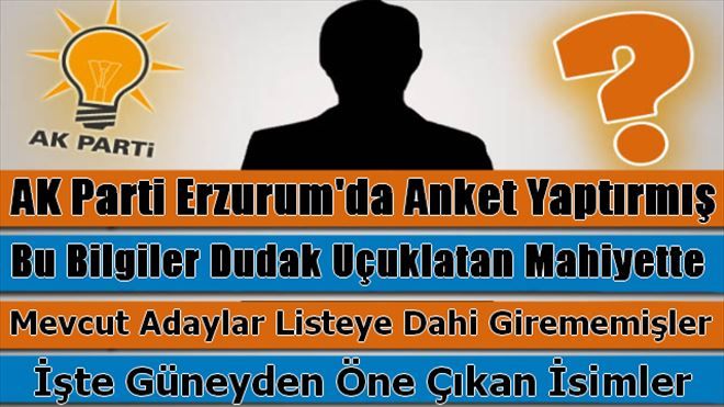 Erzurum Seçimleri Konuşuyor. 