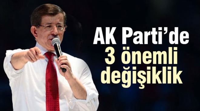 AK Parti´de 3 dönem kuralı değişiyor..