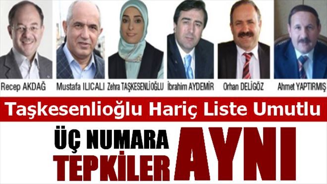 Zehra Taşkesenlioğlu Hariç, Liste Umutlu